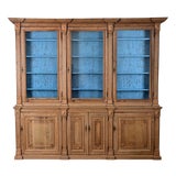 French 19th Century Stripped Oak Bibliotheque For Sale
