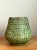 Vintage Green Textured Ceramic Vase For Sale In West Palm - Image 6 of 12