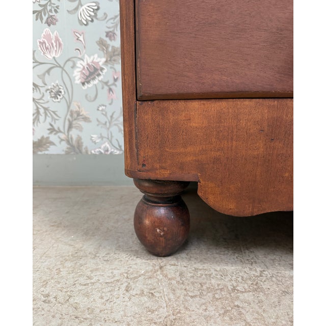 Large Antique English Chest of Drawers, 1890s For Sale - Image 9 of 16