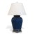 American Scalamandre Maison by Port 68 Pavillion Indigo Lamp, 35"H For Sale - Image 3 of 3