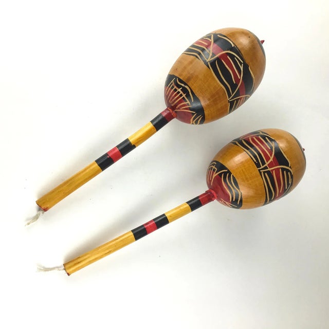 Vintage Gourd Salsa Music Hand Shakers Haiti For Sale In Portland, ME - Image 6 of 10