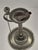 18th C German Pewter Spout Lamp Bremen Hallmark 1680 Key Shield Whale Oil 8" For Sale - Image 9 of 12