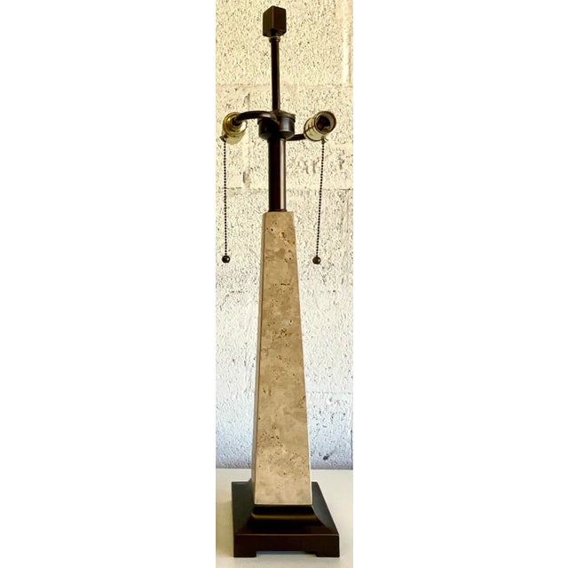 Vintage Coastal Coquina Stone Table Lamps - a Pair For Sale - Image 10 of 12