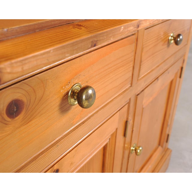 Country English Georgian Pine Bookcase Astragal Glazed Doors For Sale - Image 17 of 18