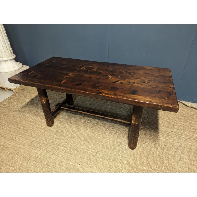 Table in Pine by Georges Robert For Sale - Image 6 of 7