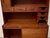 Vintage Mid-Century Modern Teak Secretary Desk With Fold-Down Writing Surface For Sale - Image 11 of 12