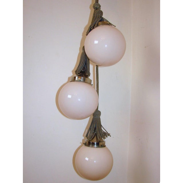 1920s Art Deco Chandelier, 1920s For Sale - Image 5 of 5
