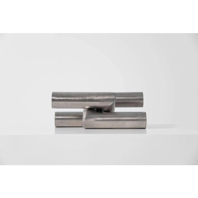 Tubular Tangled Sculpture by Rudolf Wolf, 1975 For Sale - Image 4 of 10