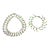 Vintage Sterling Silver Signed Collar Necklace and Charm Bracelet Set, 1950's For Sale