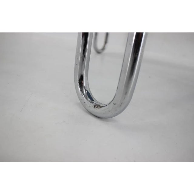 Blue Czechoslovakian Bauhaus B10 Tubular Table by Marcel Breuer for Mucke Melder, 1930s For Sale - Image 8 of 11