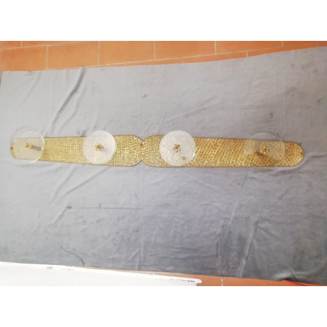 Brass and Glass Coat Rack by Carlo Scarpa for Fontana Arte, Italy, 1950s For Sale - Image 14 of 16