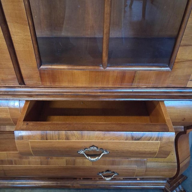 Large Baroque Dutch Display Cabinet, 1970s For Sale - Image 16 of 18