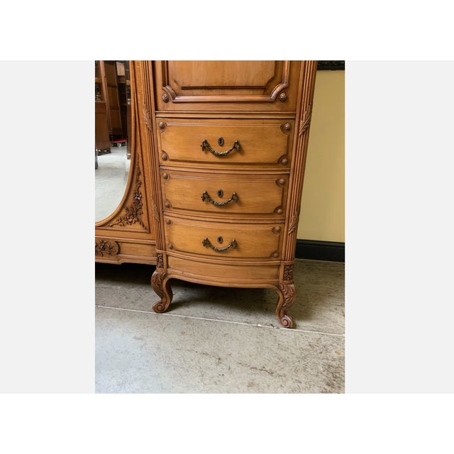 Antique Art Nouveau Wardrobe, 1910 For Sale - Image 6 of 9