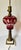 Antique Red Bohemian Glass Lamp For Sale - Image 10 of 10