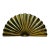 Curtis Jere Artisan House Large Brass Fan Wall Sculpture, 1989 For Sale