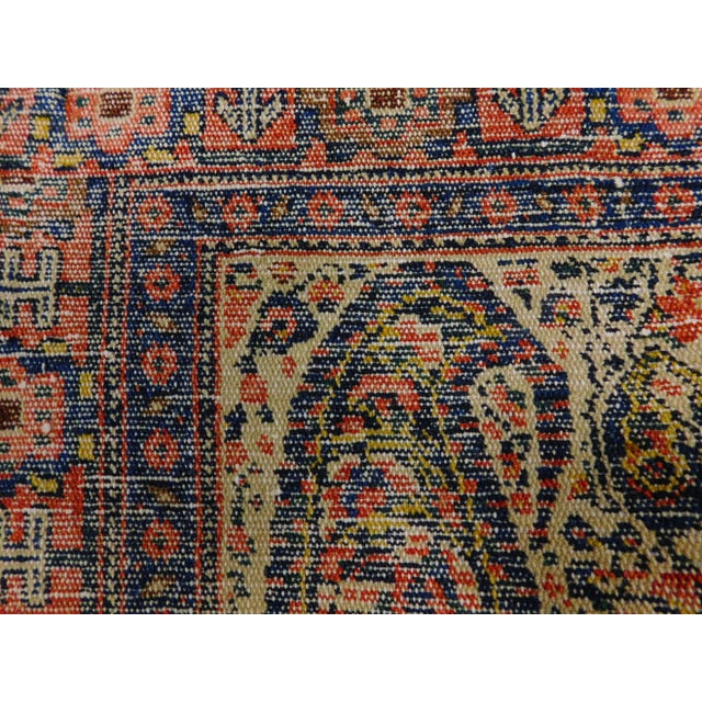 Antique Persian Senneh Rug For Sale - Image 12 of 13