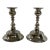 Vintage Pair of Classic Silver Plate Candlesticks From England For Sale
