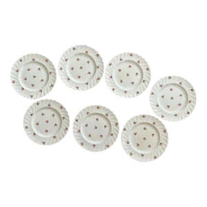 Clarice Cliff Royal Staffordshire Bread & Butter Plates Set of 7