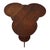 An antique Horner inspired oak side table, circa 1910, featuring a distinctive cloverleaf design. This unsigned piece...