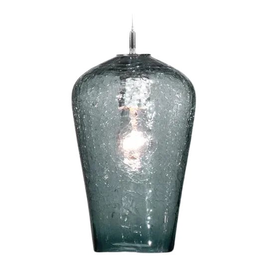 Comet Pendant Light from the Boa Lantern Collection in Slate For Sale