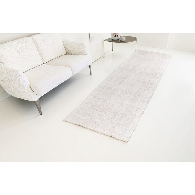 Organic Vintage Kilim Runner For Sale - Image 4 of 10