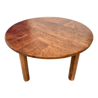 Round Table in Oak 1900s For Sale
