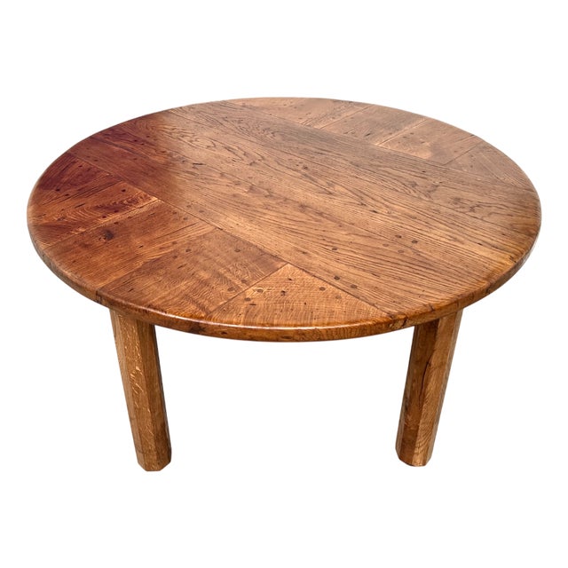 Round Table in Oak 1900s For Sale