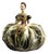 Ceramic Lady with Bouquets, France, Mid-20th Century For Sale