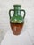 Ceramic Early 20th Century French Glazed Ceramic Amphora Vase – Vibrant Green & Rich Terracotta For Sale - Image 7 of 8