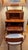 Sheraton Inspired English Secretary Desk with Leather Writing Surface by Tibbenham of England With Custom Bouclé Klismos-...