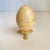 Vintage Petite Alabaster Egg Brass Duck Foot Stand Such a darling little piece, add it to your collection or place it on a...