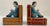 Chinese Chinoiserie Figurine Blue Porcelain Bookends - a Pair For Sale - Image 4 of 8