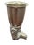 distinctive vintage Gucci stirrup cup featuring a beautifully modeled hound dog head with finely rendered fur, facial...
