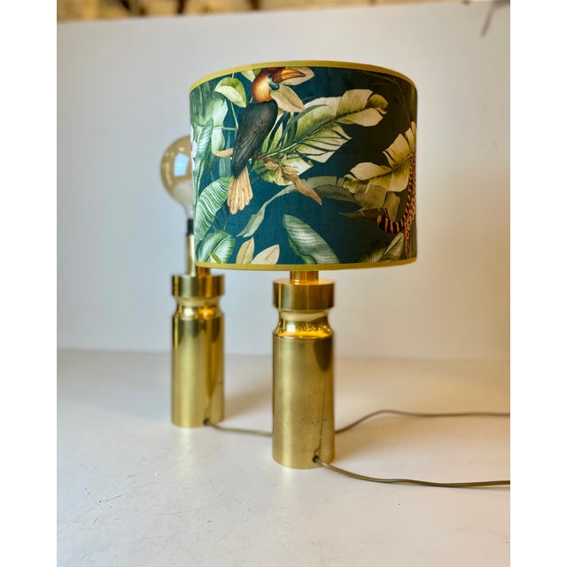 Brass Table Lamp, 1980s, Set of 2 For Sale - Image 6 of 9