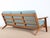GE 290 3-Seater by Hans J. Wegner for Getama, 1960s For Sale - Image 4 of 9