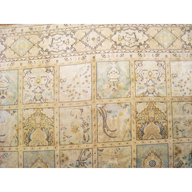 1940s Antique Persian Tabriz Oriental Carpet in Room Size with Garden Design For Sale - Image 5 of 6
