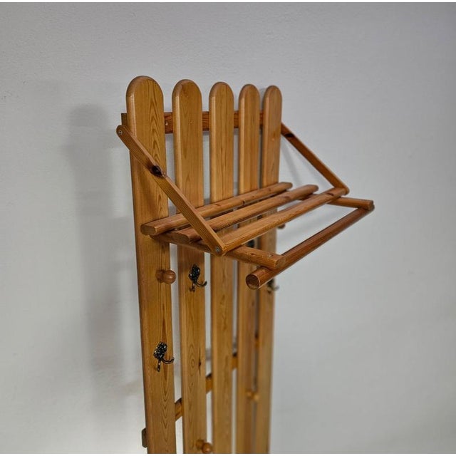 Pine Wood Coat Rack For Sale - Image 14 of 18
