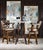 Gray Chisum Slate Barstool | Leather | Tufted | Swivel | Modern Rustic | Arms | Grey | Taupe For Sale - Image 8 of 9