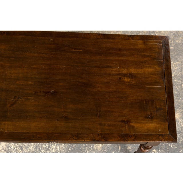 Antique Country French Louis Philippe Style Farmhouse Maple Table For Sale In New York - Image 6 of 12