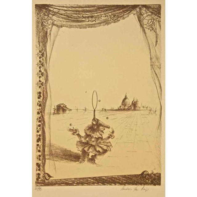 Image dimensions: 36 x 26 cm. Hand Signed. Edition of 99 pieces. Good conditions.