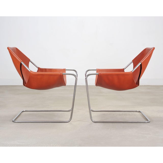 Metal Pair of Paulistano Armchairs by Paulo Mendes Da Rocha for Objekto For Sale - Image 7 of 18