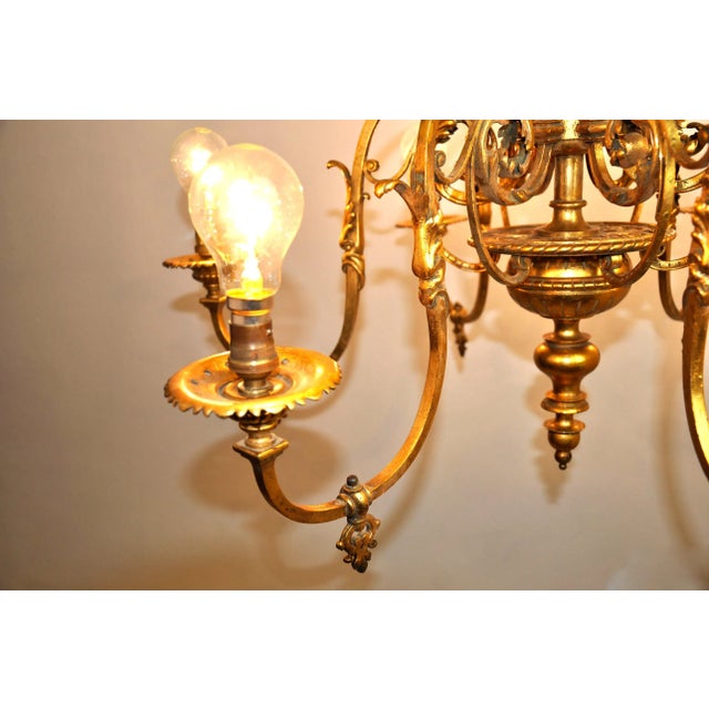 Antique French Chandelier For Sale - Image 6 of 13