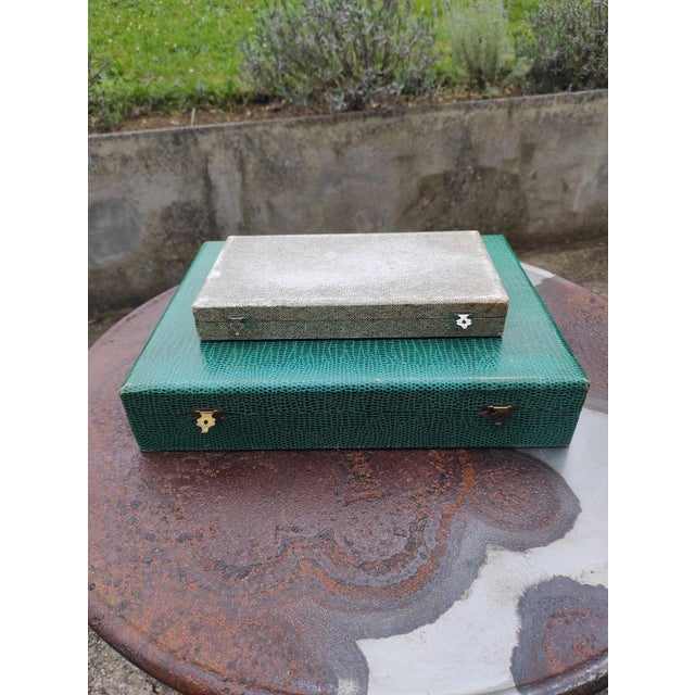 Louis XV Style Coquille Cutlery Set for 12 in Silver-Plated Metal, 1950s, Set of 49 For Sale - Image 7 of 9