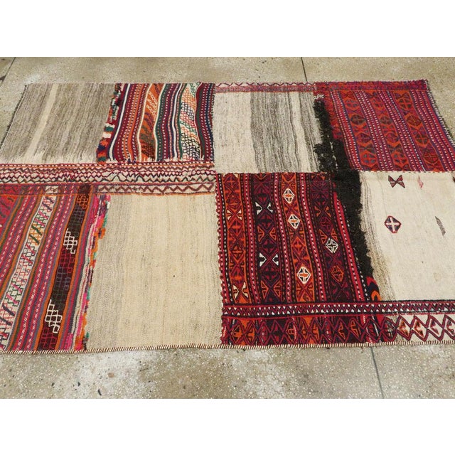 Textile Galerie Shabab Collection Mid-20th Century Persian Flatweave Kilim Rug For Sale - Image 7 of 10