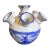 Vintage MCM Delft Blue Delfino Tulip Vase , 7 Arms. Made in Holland For Sale