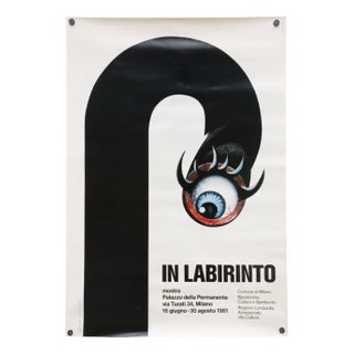 In Labirinto Poster by Armando Testa, 1981 For Sale