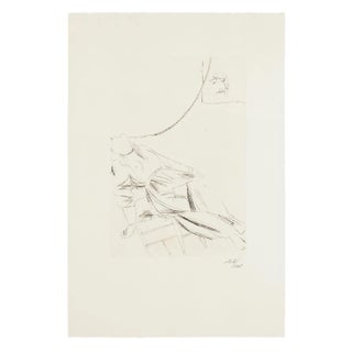 Scene from King Oedipus - Original Etching by Giacomo Manzù - 1968 1968 For Sale