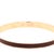 Vintage Hermes Paris Kawaii (Rose) Gold Plated & Epsom Leather Bangle Bracelet For Sale - Image 10 of 12