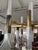 Large Italian Chrome and Brass Trumpet Chandelier attributed to Lumi Milano, 1970s For Sale - Image 18 of 18