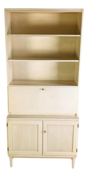 Vintage Bookcase with Secretaire by Svante Skogh